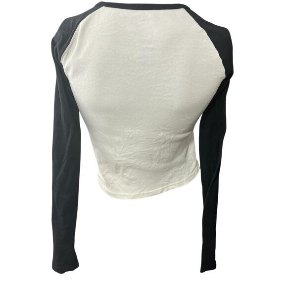 John Galt Electric Circus Raglan Brandy Melville Small Top Shirt y2k 90s Punk - Picture 6 of 7